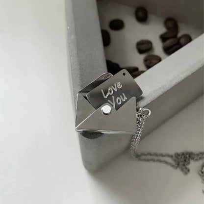 Envelope Pendant Necklace – Hidden Love Letter Locket