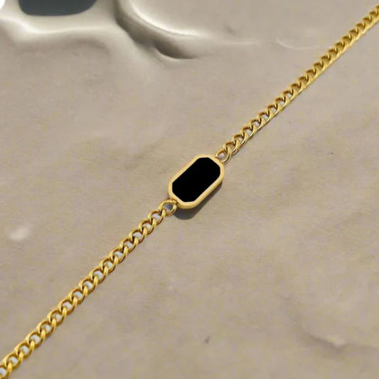 Sleek Black Judy Bracelet