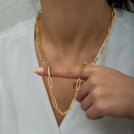 Paperclip Chain Necklace